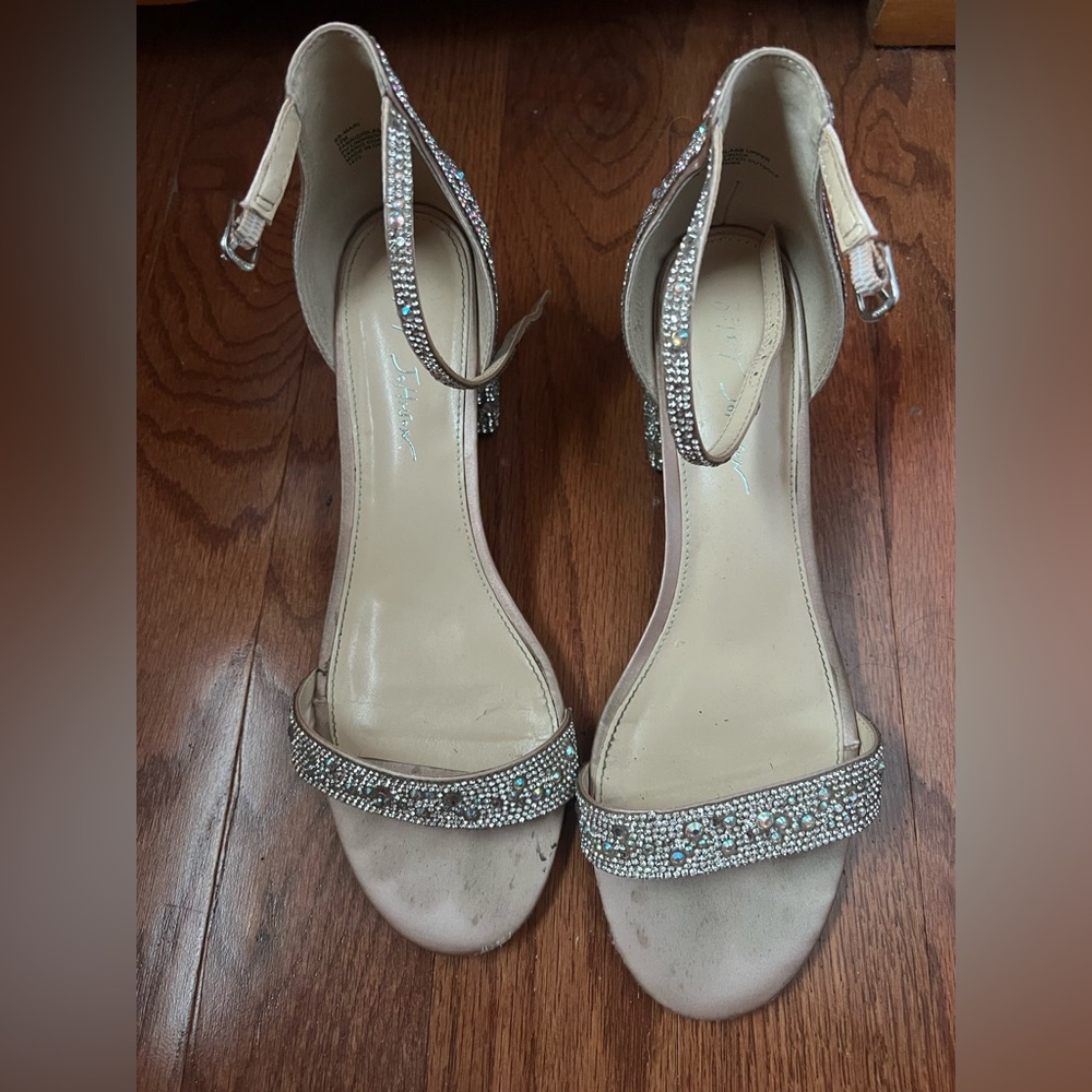 Betsey Johnson Mari Champagne Wedge Heel